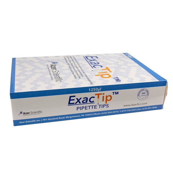 Pipet tips, 1250uL, box
